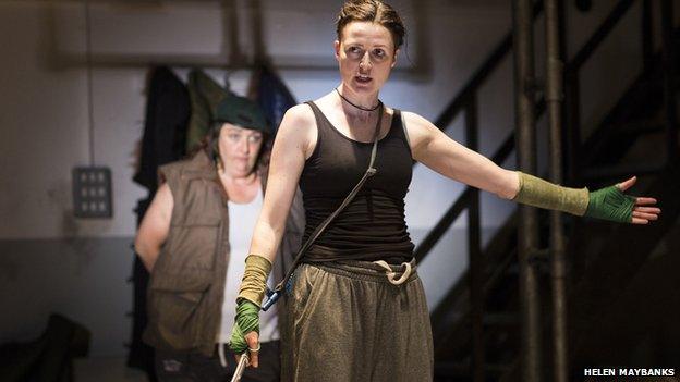 Clare Dunne as Hal in Henry IV