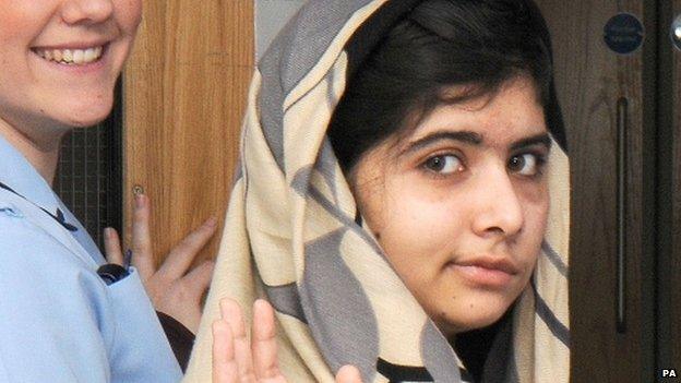 Malala leaving hospital