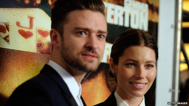 Justin Timberlake and Jessica Biel