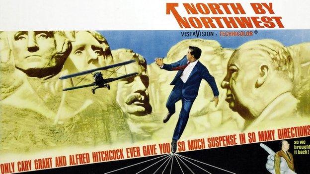 Promotional poster for North by Northwest