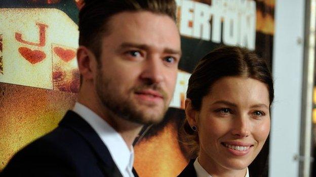 Justin Timberlake and Jessica Biel