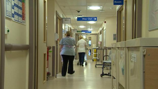 Nurses on hospital ward