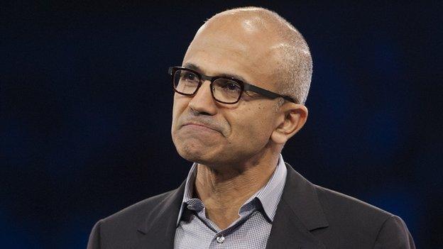 Microsoft CEO Satya Nadella.