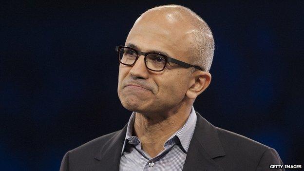 Microsoft CEO Satya Nadella.