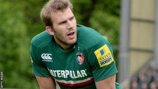 Leicester and England flanker Tom Croft