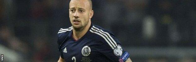 Scotland right back Alan Hutton