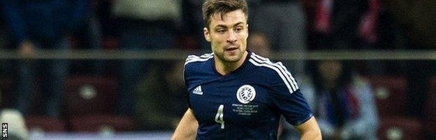 Scotland centre back Russell Martin