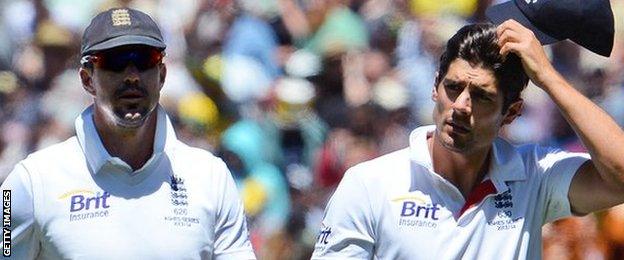 Kevin Pietersen and Alastair Cook