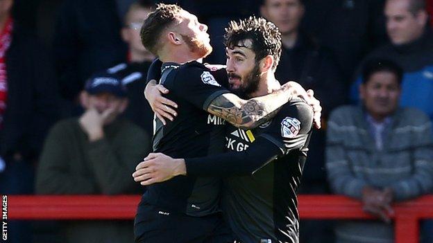 Peterborough's Michael Smith and Jon Taylor