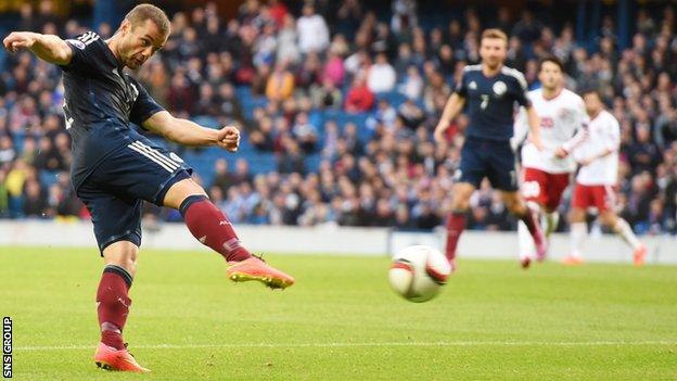 A strike from Shaun Maloney led to the only goal for Scotland