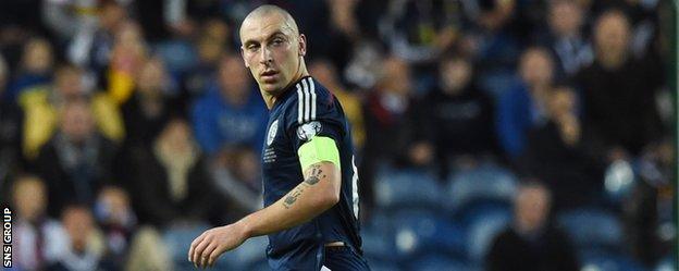 Scotland captain Scott Brown