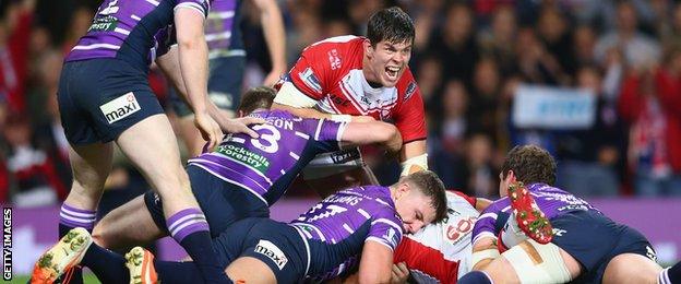 St Helens try