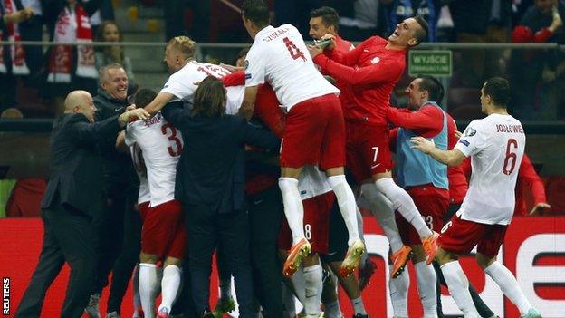 Poland celebrate