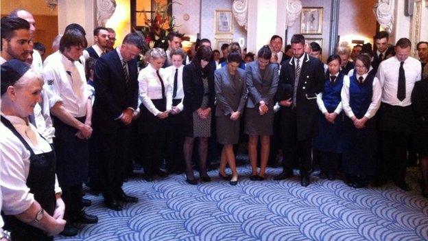 Staff at The Grand Hotel