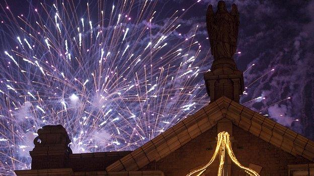 Diwali celebrations in Leicester 2013