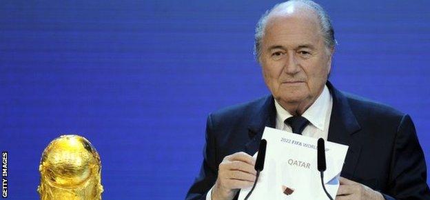 Fifa president Sepp Blatter