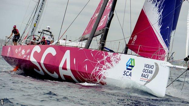 Team SCA set sail