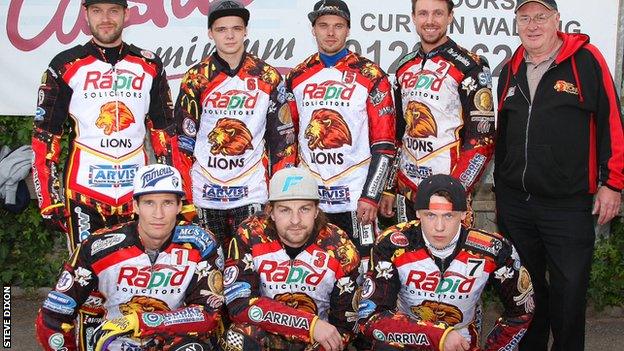 Leicester Lions team 2014