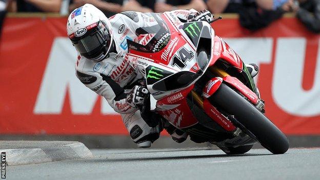 Josh Brookes at this year's Isle of Man TT