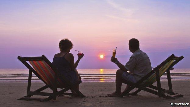 couple on beach