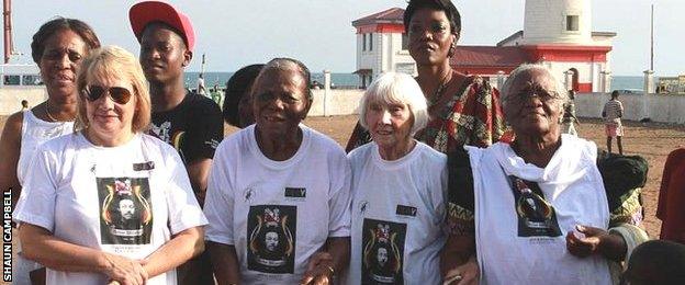 Some of Wharton's descendants in Ghana, October 2012