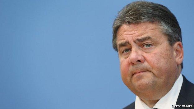 Economy Minister Sigmar Gabriel