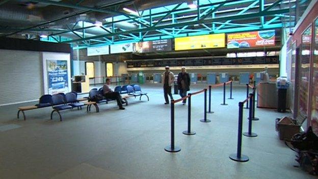 Blackpool Airport departures