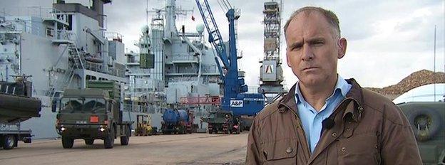 Jonathan Beale with RFA Argus