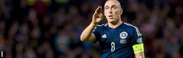 Scotland midfielder Scott Brown