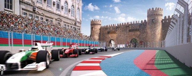 Baku street circuit