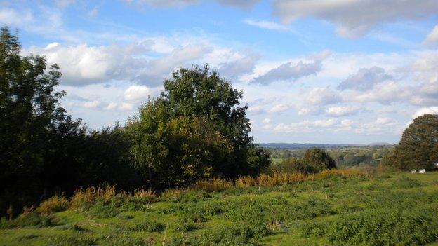 The view from Brown Clee