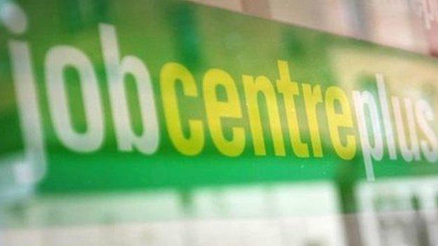 job centre sign