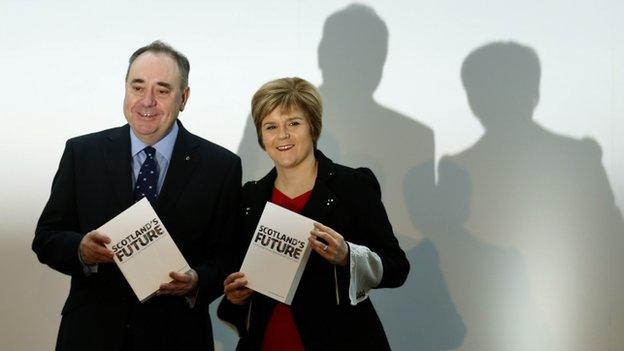 Nicola Sturgeon and Alex Salmond