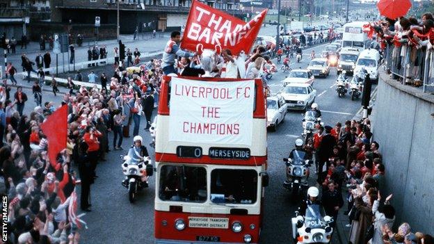 Liverpool bus parade