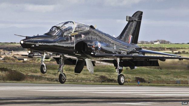 The Hawk T2 Jet is mainly used for training