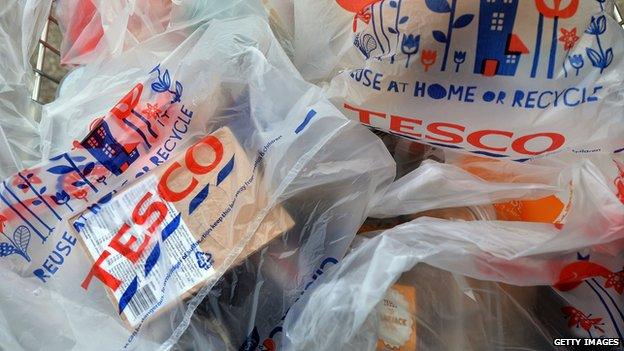 Tesco bags