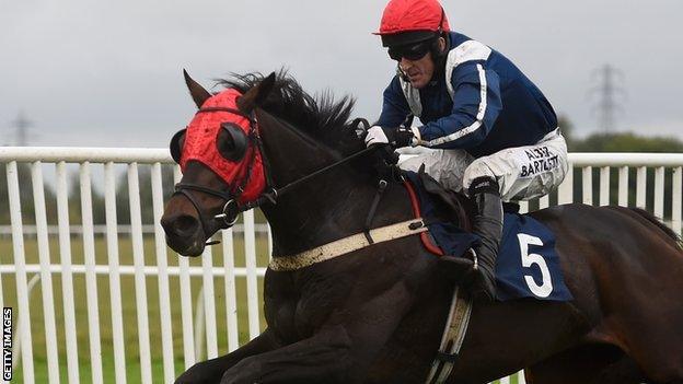 AP McCoy riding at Huntingdon on Tuesday