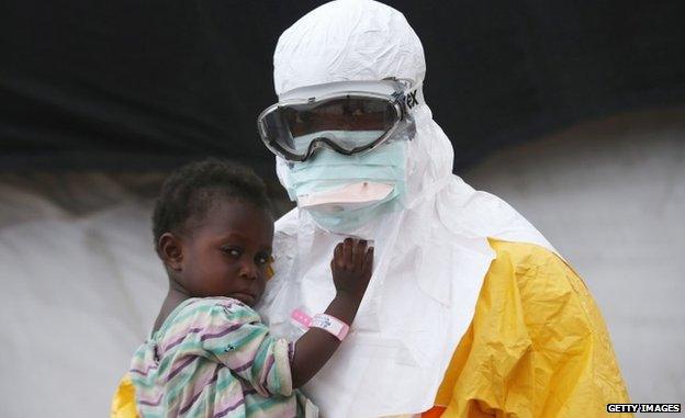 MSF worker in Liberia