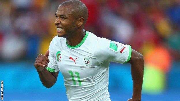 Algeria's Yacine Brahimi