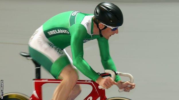 Martyn Irvine was Ireland's first medallist in modern track championships.