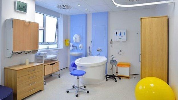 New birthing pool at Poole Hospital