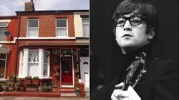 John Lennon's first home in Liverpool