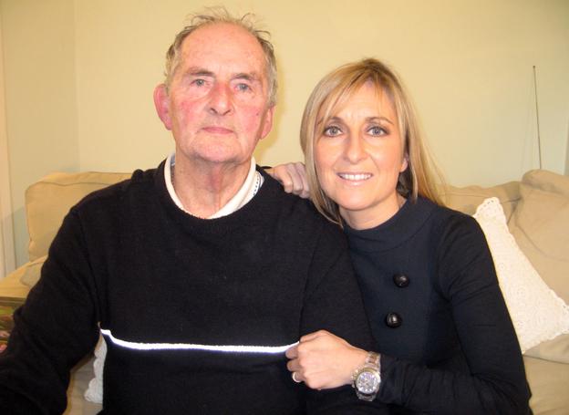 Fiona Phillips with her father