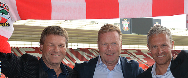 Erwin Koeman, Ronald Koeman and Jan Kluitenberg