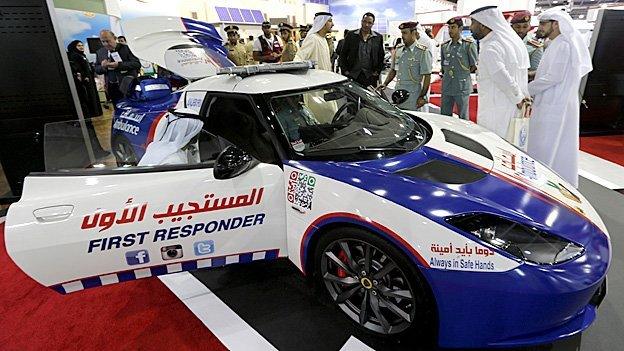 Lotus Evora first responder vehicle at Gitex