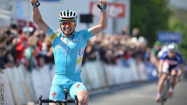 Maxim Iglinskiy wins the fourth stage of the Belgian tour in May