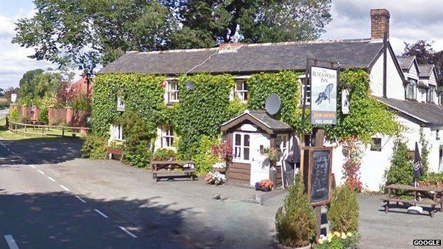 Black Horse pub in Maesbrook