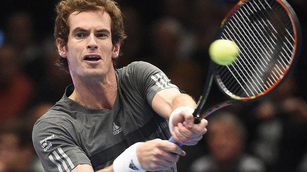 Andy Murray at the Vienna Open