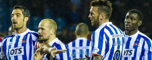 Kilmarnock players are in dispute over end of season payments