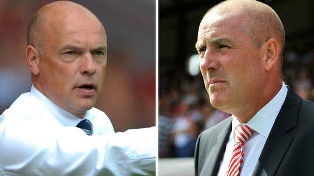 Uwe Rosler and Mark Warburton